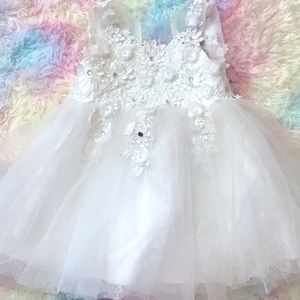 Toddler ivory tulle dress 3T